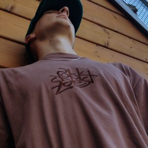 POLSKI SZELEST T-Shirt Logo Brown